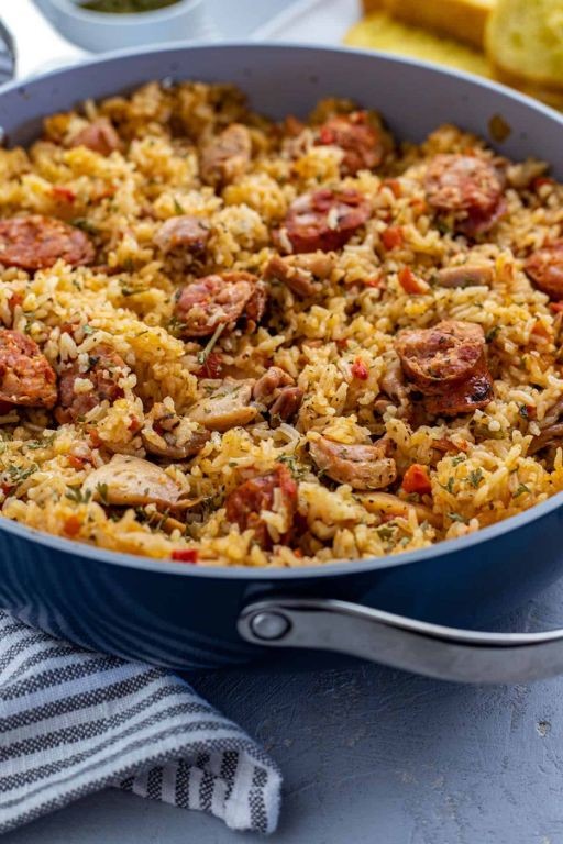 Cajun Chicken and Sausage Jambalaya