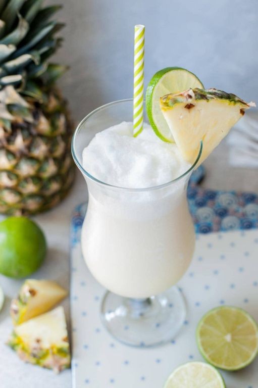 Classic Pina Colada with Coconut Milk