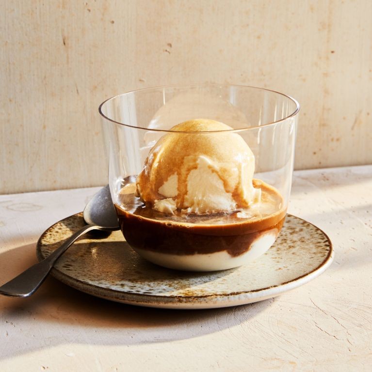 Classic Vanilla Affogato with Espresso