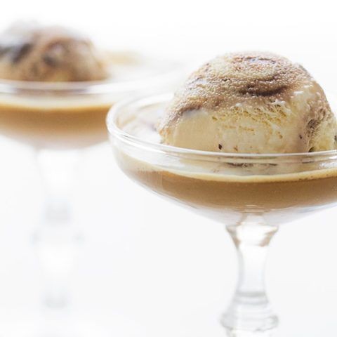 Espresso Martini Affogato with Kahlúa Drizzle