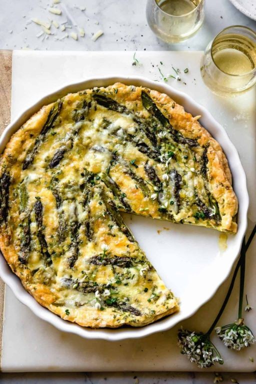Gluten-Free Asparagus Quiche