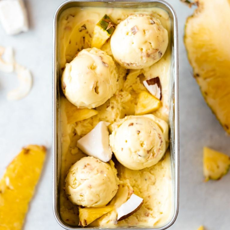 Pina Colada Coconut Milk Ice Cream