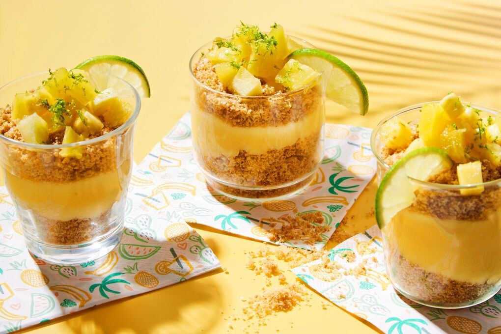 Pina Colada Coconut Milk Parfait