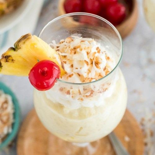 Pina Colada Coconut Rice Pudding