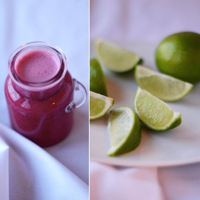 Pomegranate and Lime Detox Juice