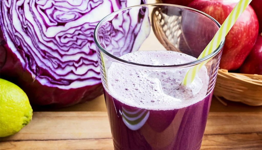 Red Cabbage and Apple Gut Health Juice