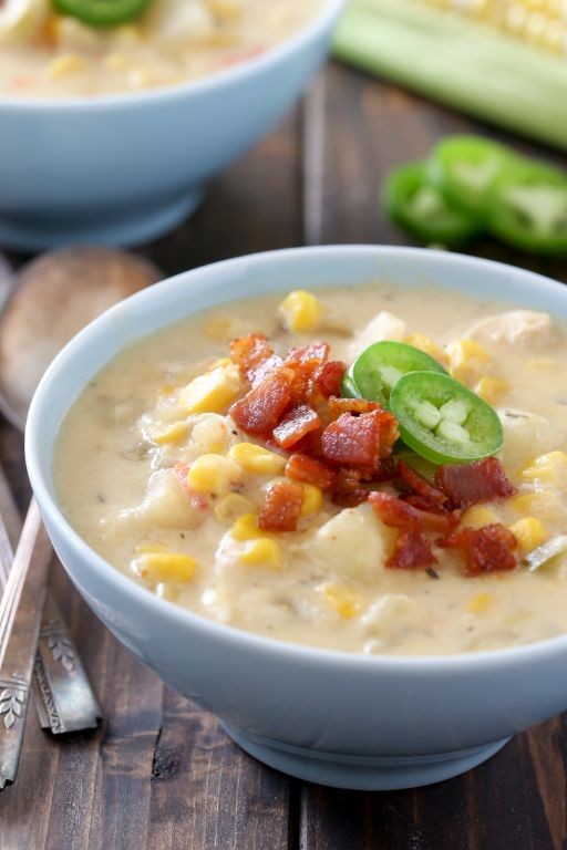 Slow Cooker Cajun Chicken and Corn Chowder