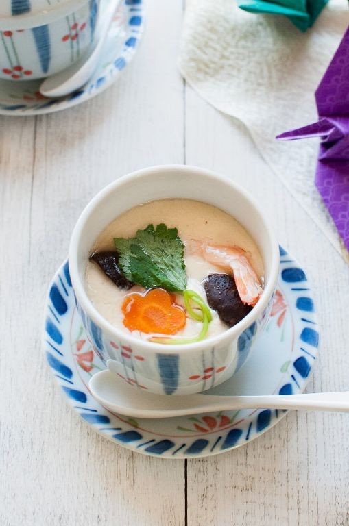 Authentic Chawanmushi (Savory Egg Custard)
