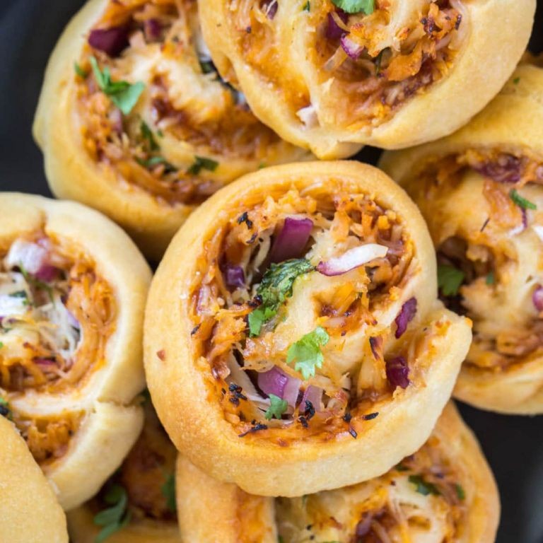 BBQ Chicken Crescent Roll Pizza