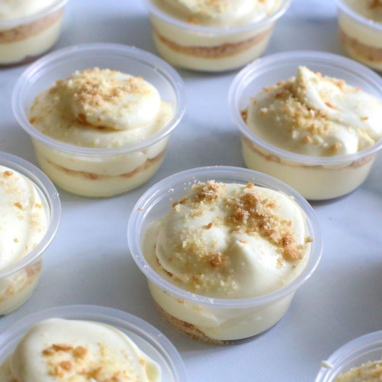 Banana Cream Pudding Shots