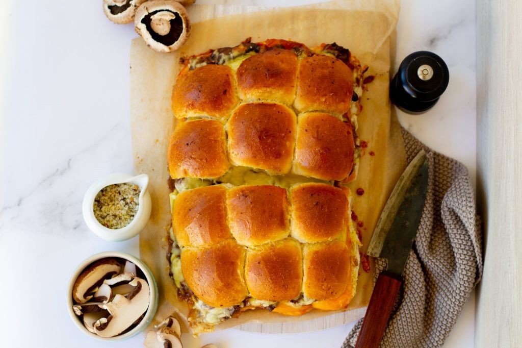 Beef Stroganoff Sliders with Mini Brioche Buns