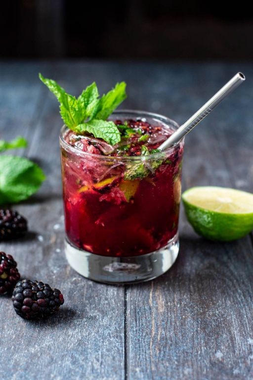 Blackberry Bourbon Smash Punch