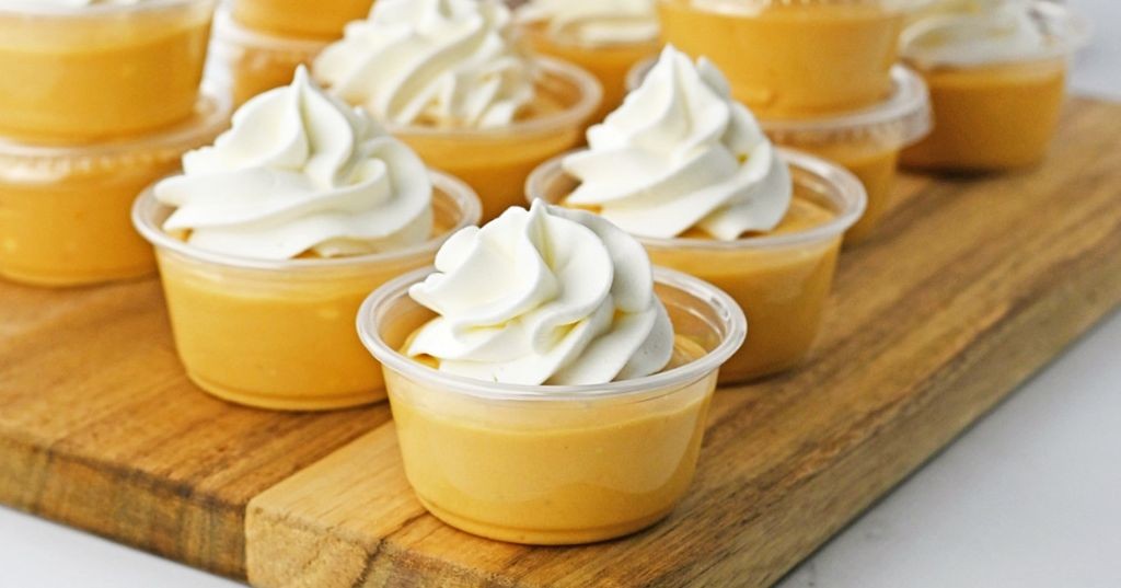 Boozy Butterscotch Pudding Shots