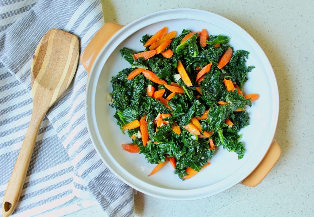 Carrot and Kale Stir-Fry