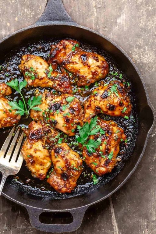 Chicken Thighs with Balsamic Glaze
