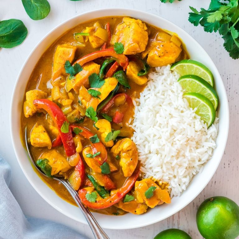 Chicken and Bell Pepper Curry