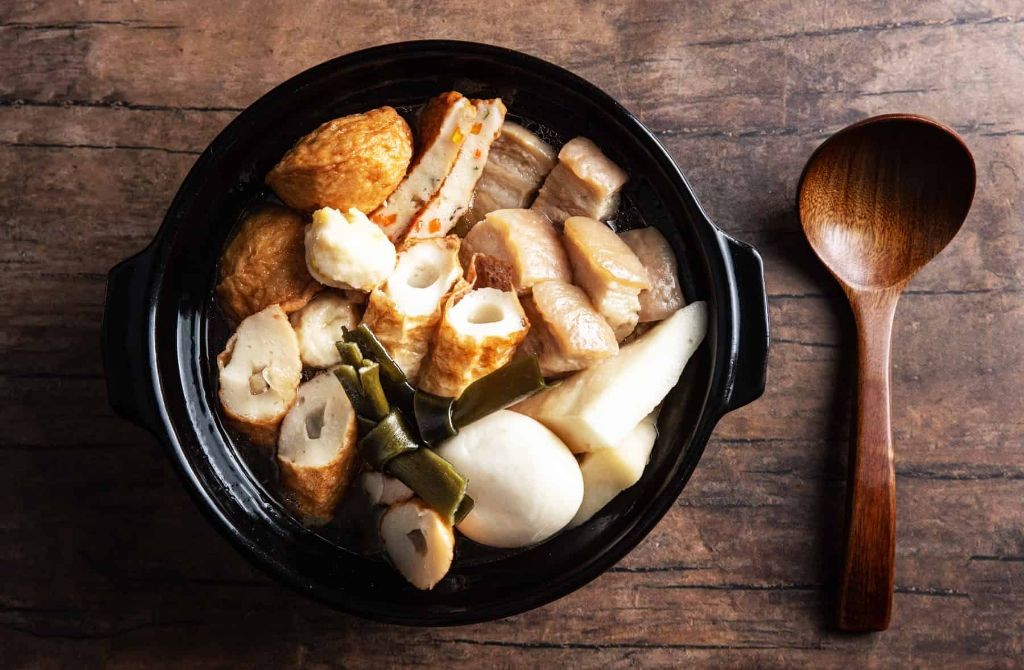 Delicious Oden Hot Pot with Assorted Ingredients