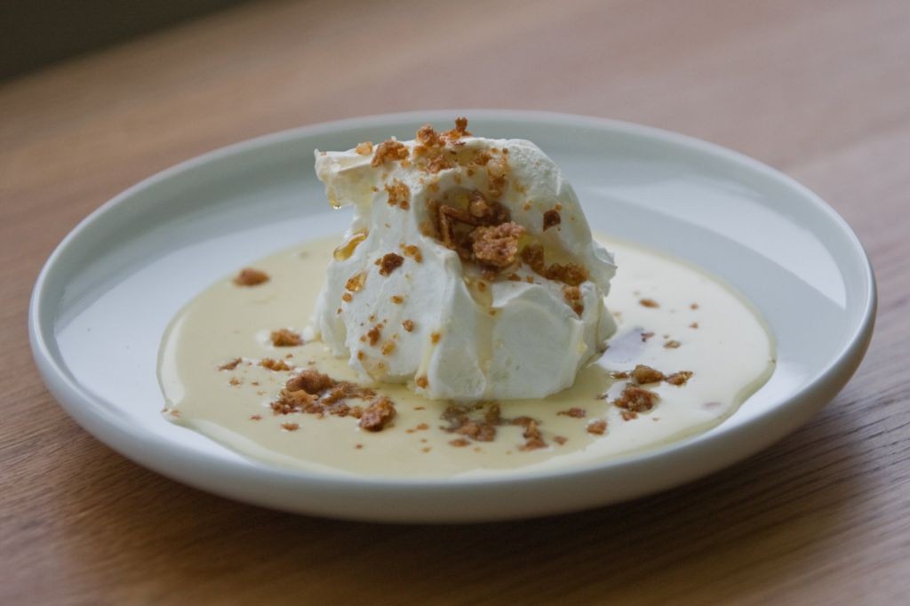 Floating Island with Crème Anglaise