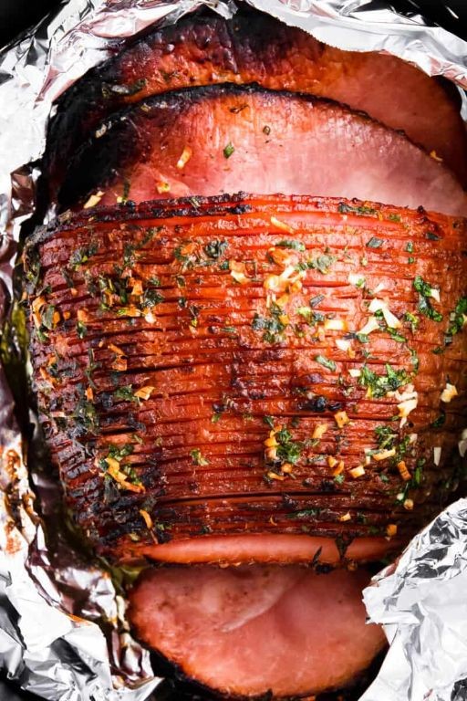 Garlic Butter Baked Ham