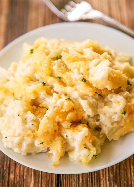 Garlic Parmesan Hashbrown Casserole