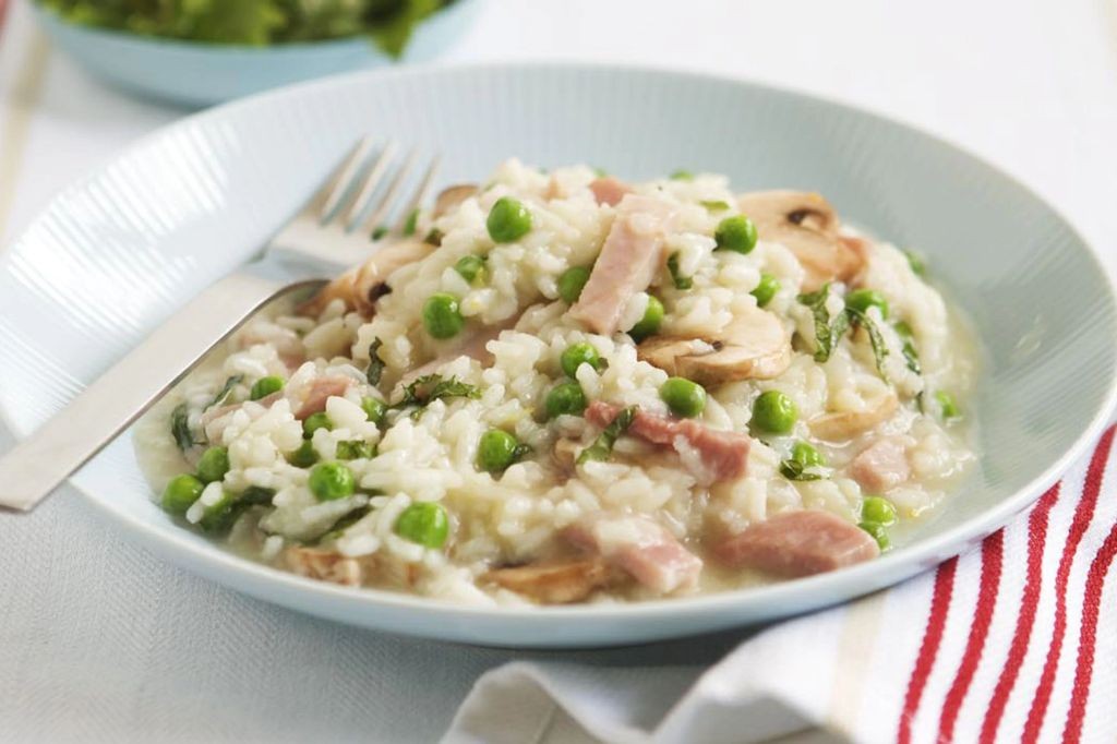 Ham and Pea Risotto