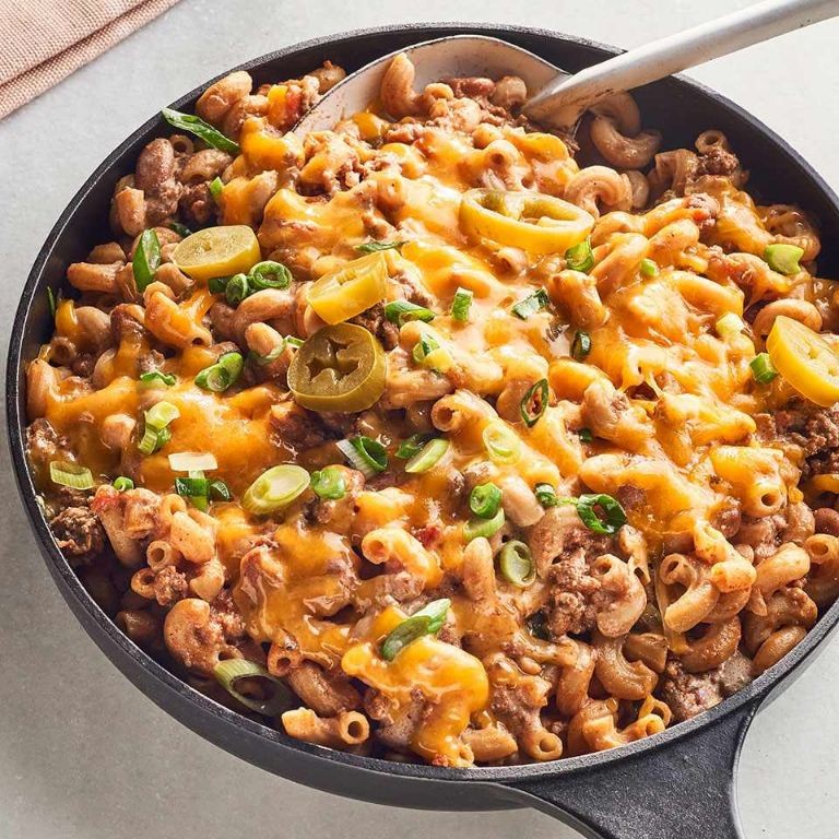 Hamburger Skillet Chili Mac