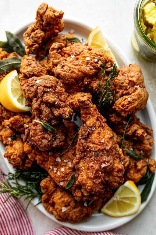 Herbed Buttermilk Fried Chicken Legs