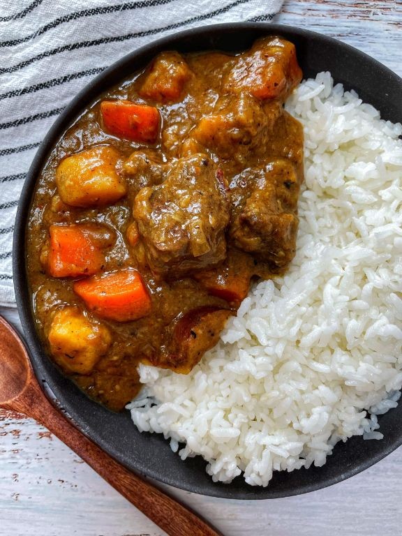 Japanese Curry Rice with Tender Beef