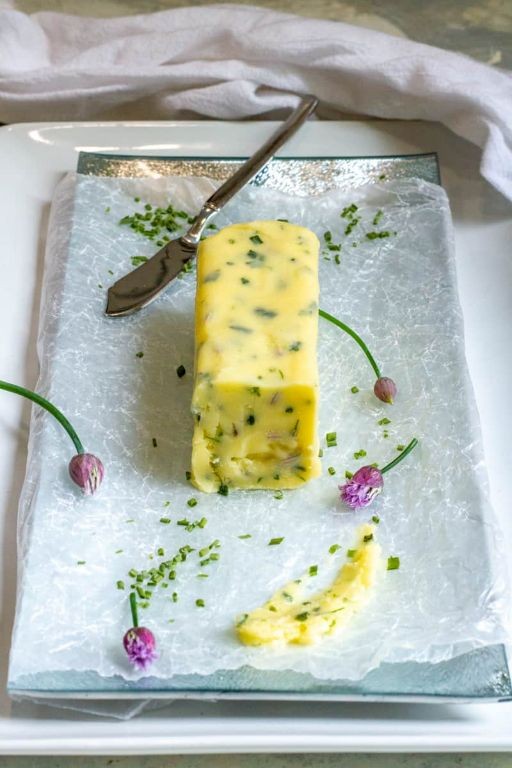 Lovage and Chive Compound Butter
