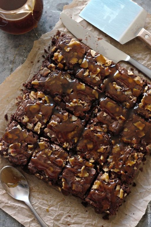 Maple Bacon Blonde Brownies