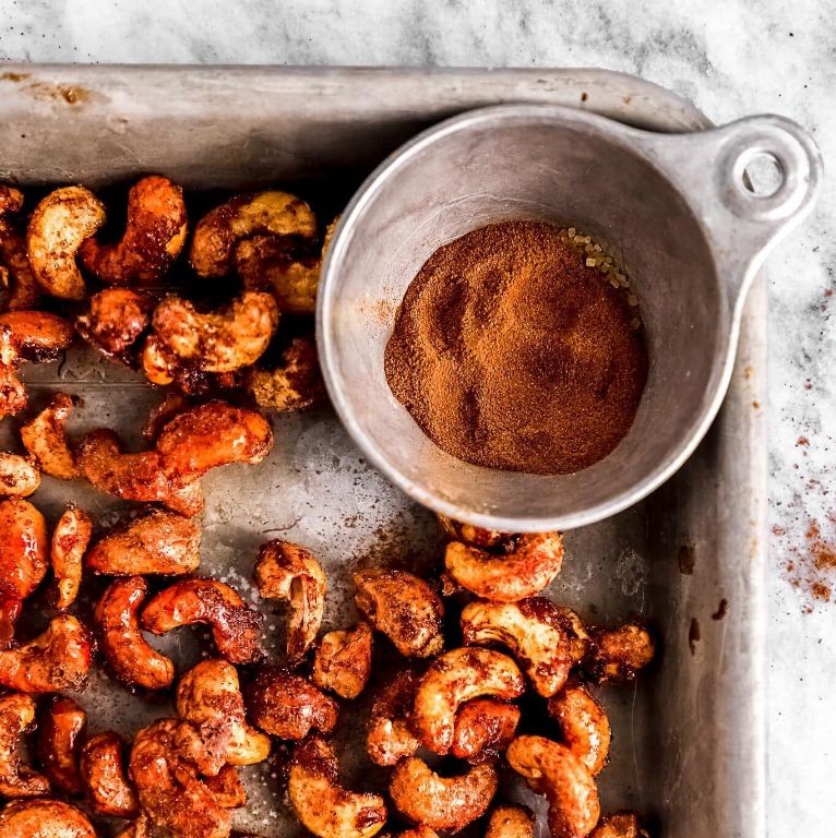 Maple Cinnamon Roasted Cashews