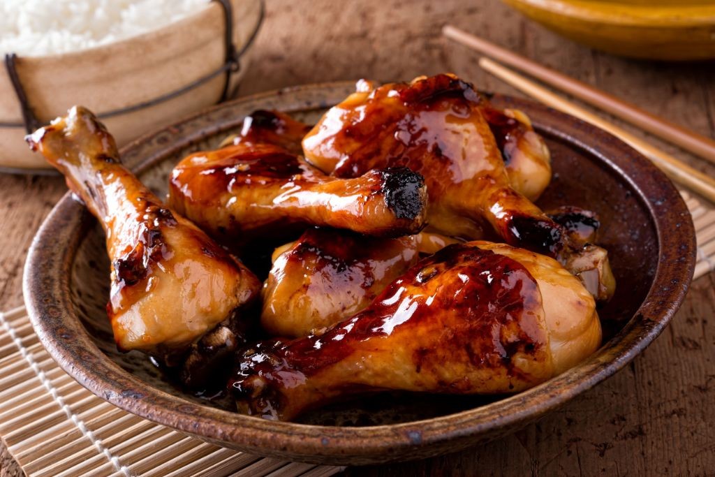 Maple Dijon Crockpot Chicken Legs