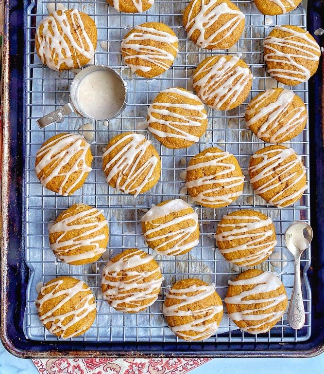 Maple Sweetened Pumpkin Cookies