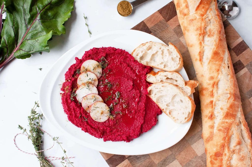 Maple-Glazed Beet Hummus