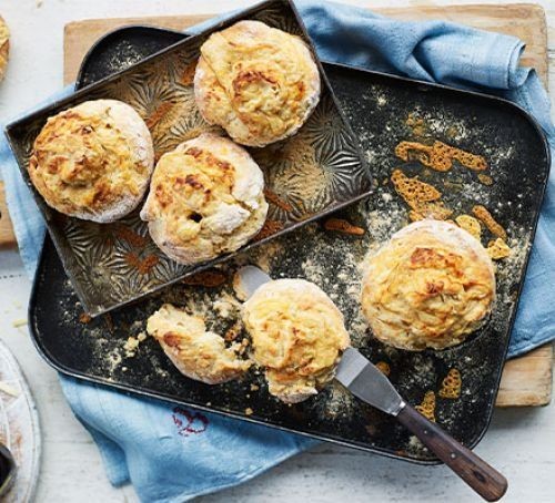 Marmite and Cheddar Scones
