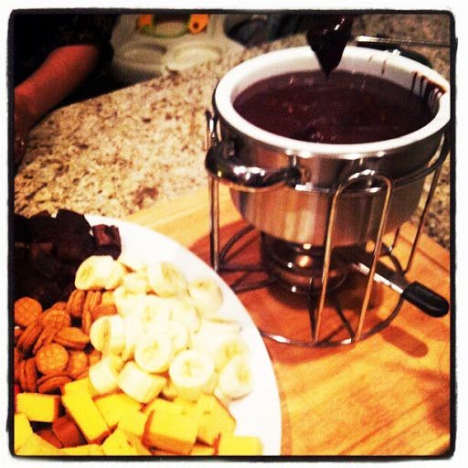 Melting Pot Chocolate Peanut Butter Fondue