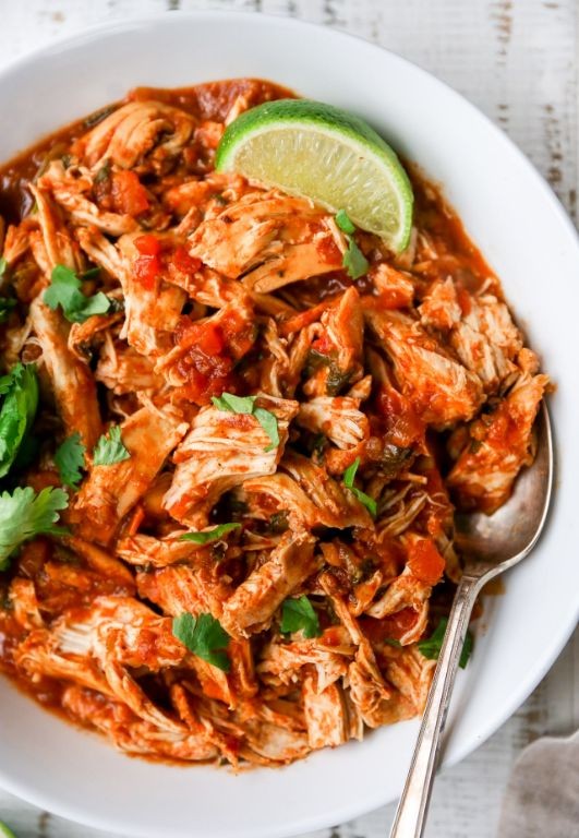 Mexican Crockpot Chicken Legs with Salsa