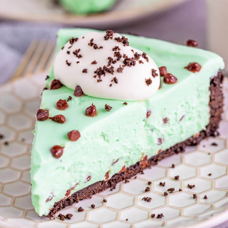 Mint Chocolate Chip Jello Cheesecake Pudding