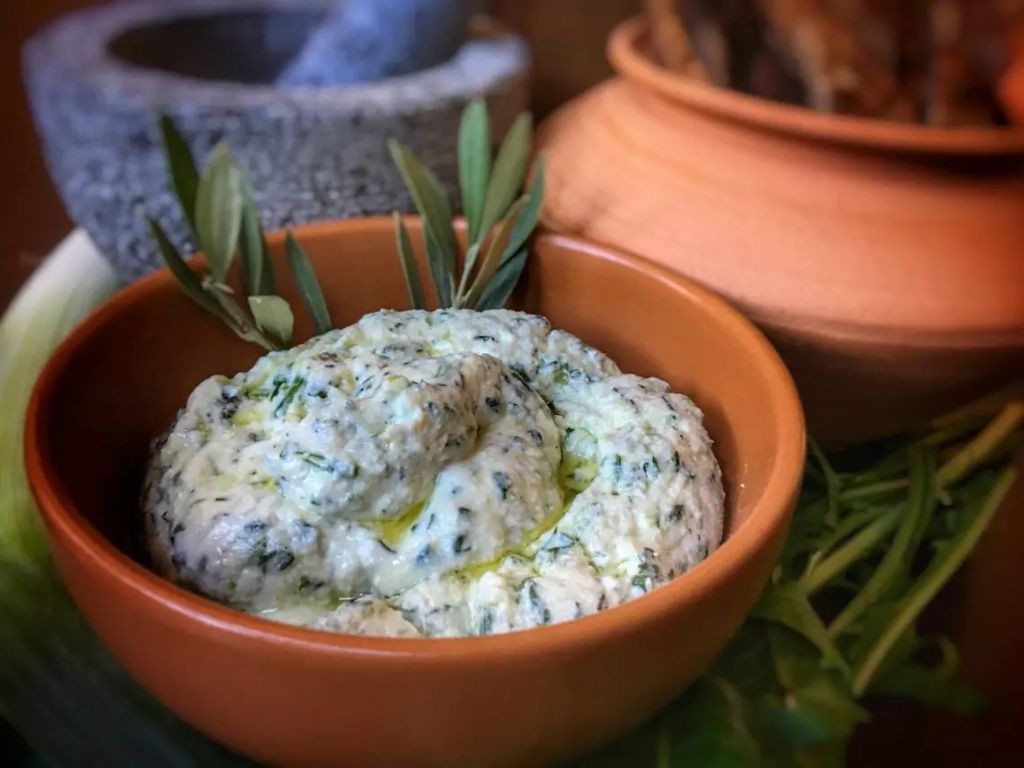 Moretum (Herbed Cheese Spread)