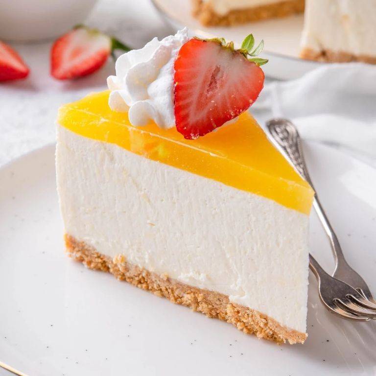 Peach Mango Jello Cheesecake Pudding
