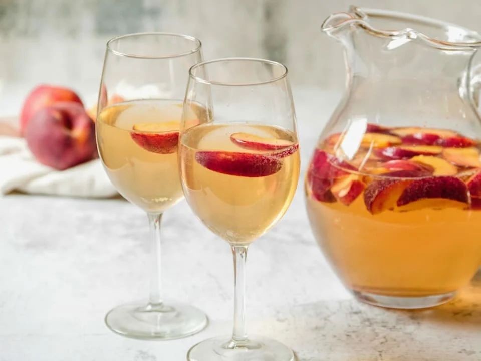 Peach Sangria Punch