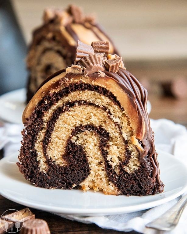 Peanut Butter Swirl Pound Cake