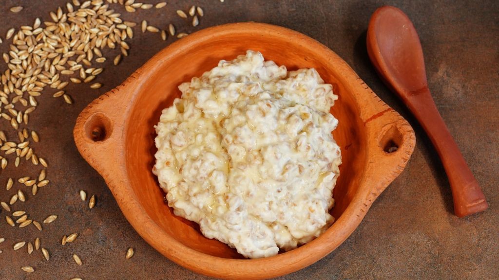 Puls Punica (Carthaginian Barley and Cheese Dish)