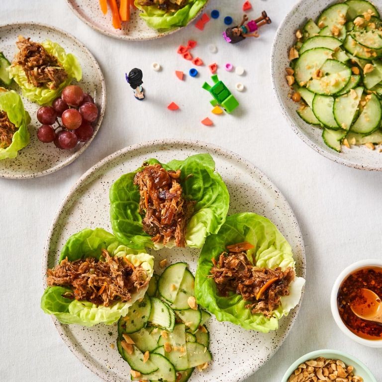 Shredded Pork Lettuce Wraps