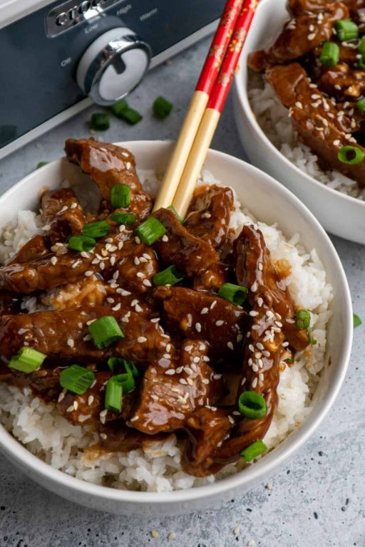 Slow Cooker Teriyaki Beef Tips