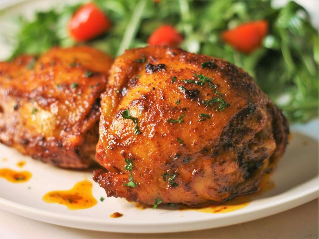 Smoked Paprika and Garlic Chicken Thighs