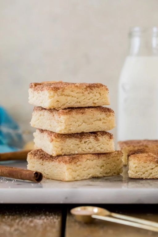 Snickerdoodle Blonde Brownies