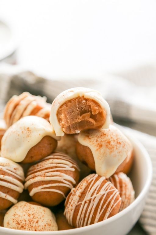 Snickerdoodle Cookie Dough Bites