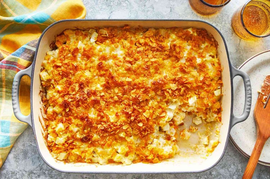 Southwestern Hashbrown Casserole with Corn