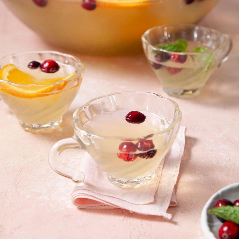 Sparkling White Wine Punch